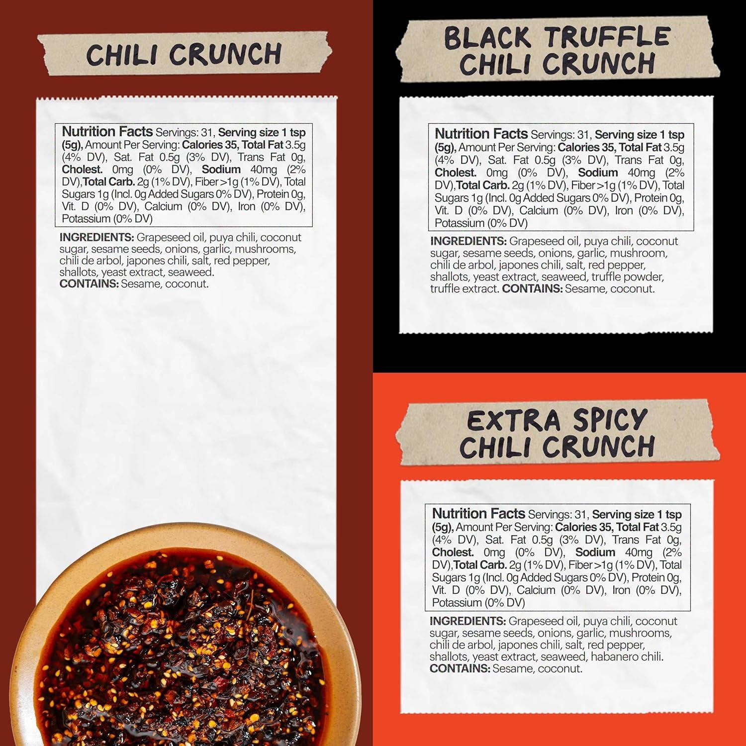 image:imageMomofuku Extra Spicy Chili Crunch by David Chang 55 Ounces Oil with Crunchy Garlic and Shallots Crisp for Cooking as Sauce or Topping 1 PackChili Crunch Variety Pack