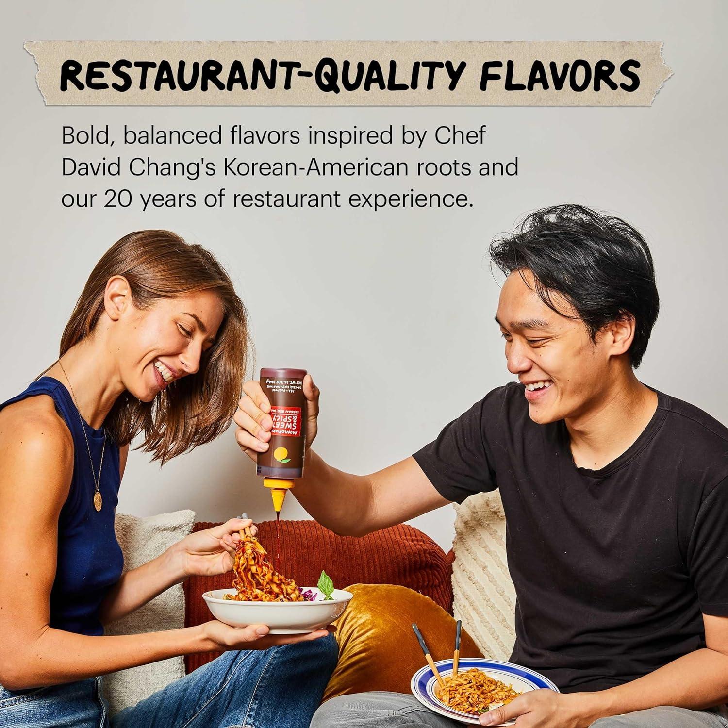 image:imageMomofuku Sweet amp Savory Korean BBQ Sauce with Soy Sauce Fresh Ginger amp Pear for Stir Fry Barbecue and Marinade Galbi Style with Smoky SavorySweet FlavorKorean BBQ Sauce Duo