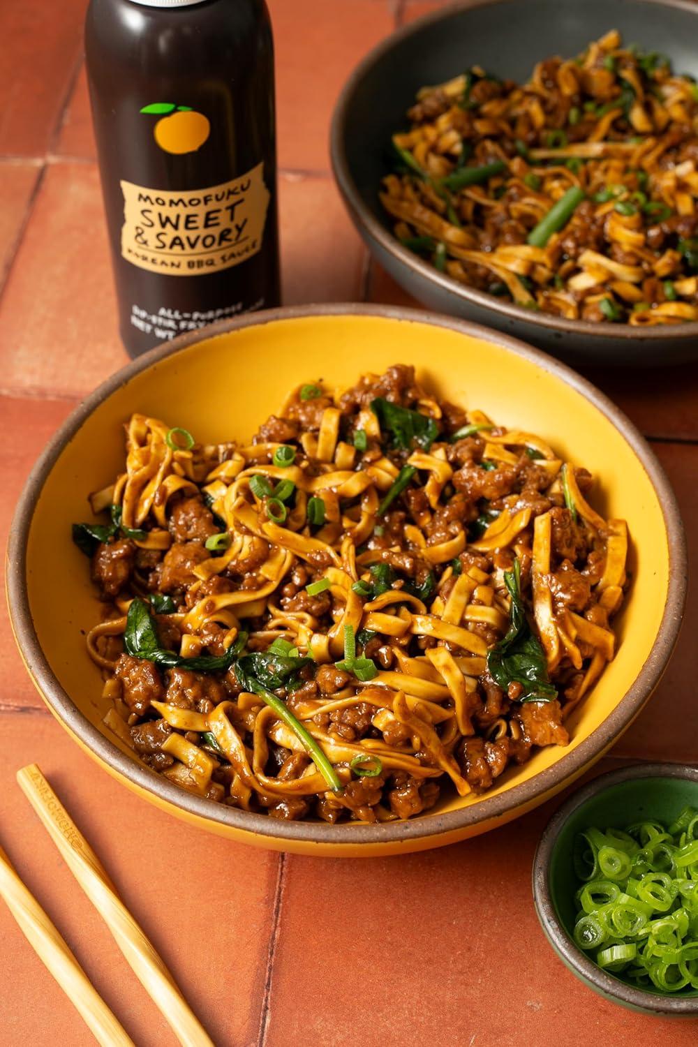 image:imageMomofuku Sweet amp Savory Korean BBQ Sauce with Soy Sauce Fresh Ginger amp Pear for Stir Fry Barbecue and Marinade Galbi Style with Smoky SavorySweet FlavorKorean BBQ Sauce Duo