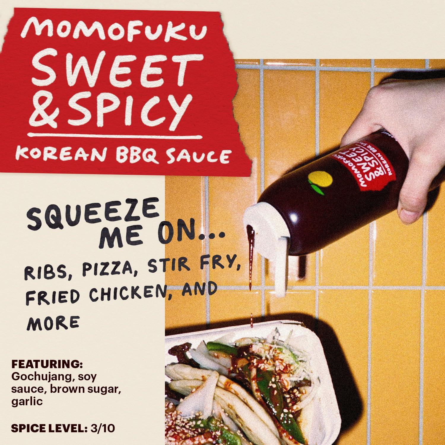 image:imageMomofuku Sweet amp Savory Korean BBQ Sauce with Soy Sauce Fresh Ginger amp Pear for Stir Fry Barbecue and Marinade Galbi Style with Smoky SavorySweet FlavorSweet Spicy BBQ Sauce