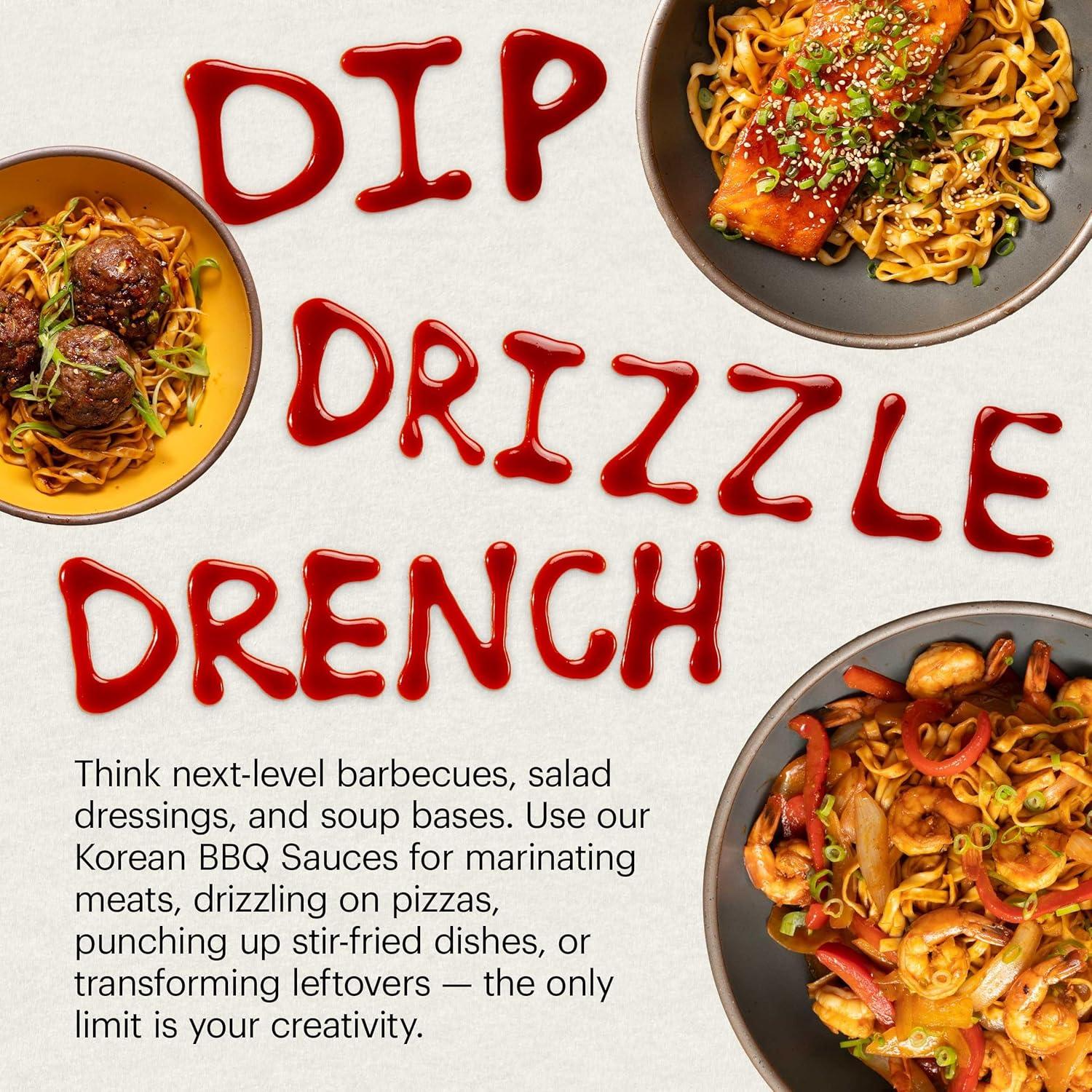 image:imageMomofuku Sweet amp Savory Korean BBQ Sauce with Soy Sauce Fresh Ginger amp Pear for Stir Fry Barbecue and Marinade Galbi Style with Smoky SavorySweet FlavorKorean BBQ Sauce Duo
