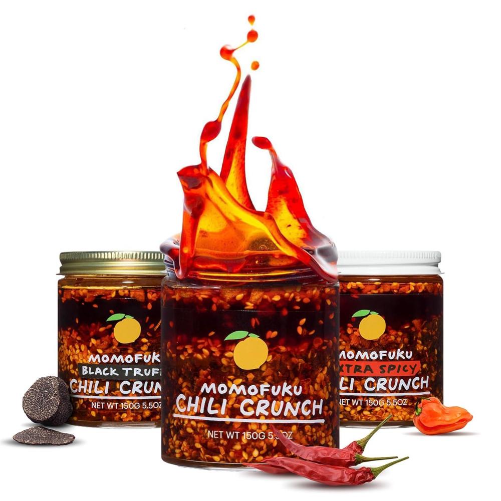 image:imageMomofuku Extra Spicy Chili Crunch by David Chang 55 Ounces Oil with Crunchy Garlic and Shallots Crisp for Cooking as Sauce or Topping 1 PackChili Crunch Variety Pack