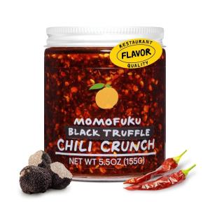 image:imageMomofuku Extra Spicy Chili Crunch by David Chang 55 Ounces Oil with Crunchy Garlic and Shallots Crisp for Cooking as Sauce or Topping 1 PackBlack Truffle Chili Crunch