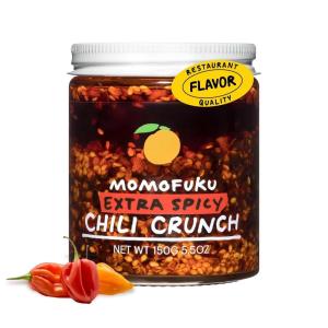 image:imageMomofuku Extra Spicy Chili Crunch by David Chang 55 Ounces Oil with Crunchy Garlic and Shallots Crisp for Cooking as Sauce or Topping 1 PackExtra Spicy Chili Crunch