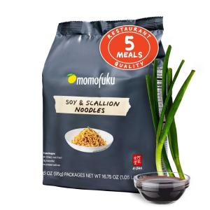 image:imageMomofuku Soy and Scallion Ramen Noodles by David Chang 4 Pack of Restaurant Quality AirDried Instant Noodles Now with More Sauce amp 10g of ProteinSoy  Scallion