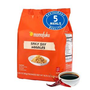 image:imageMomofuku Soy and Scallion Ramen Noodles by David Chang 4 Pack of Restaurant Quality AirDried Instant Noodles Now with More Sauce amp 10g of ProteinSpicy Soy